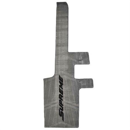 Supreme Boat Snap-In Carpet Mat 9428WL-A | 149 Inch Gray w/ Logo