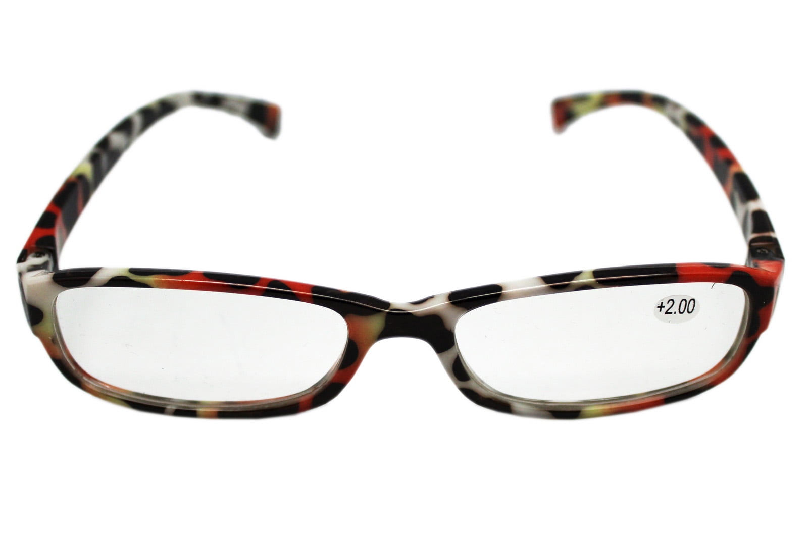 Cheetah Spots Thick Frame Reading Glasses (+2.00)
