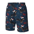 thumbnail image 5 of Naloa Christmas Dachshund Men's Beach Shorts, Surfing shorts, Swim trunks, Quick Dry Swim Trunks for Surfing Beach Fun - XX-Large, 5 of 9