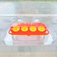 thumbnail image 4 of Window Hummingbird Feeder With 4 Feeding Ports Strong Suction Cups Window Hanging For Outdoors Bird Drinker Garden Water, 4 of 7