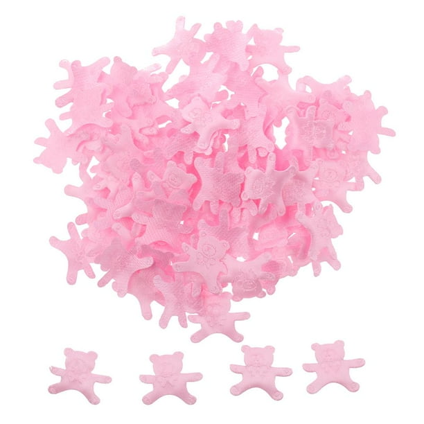 100pcs tesanías Appliques Te Oranamento tículos de de Bebé Pa DIY Rosado BLESIY Aplicación de Artesanía de tela de bricolaje