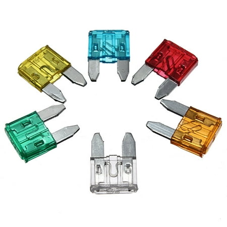 60 x Standard Blade Fuses Auto Blade Fuse Set of Assorted Fuse 5 10 15 ...