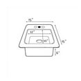 thumbnail image 1 of Swanstone Swanstone Classics 15'' x 15'' Small Bar Sink, 1 of 2