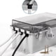 thumbnail image 3 of Caja Protectora para Enchufes Eléctricos, Impermeable, para Exteriores, con Cubierta para Cables de Extensión, 3 of 5
