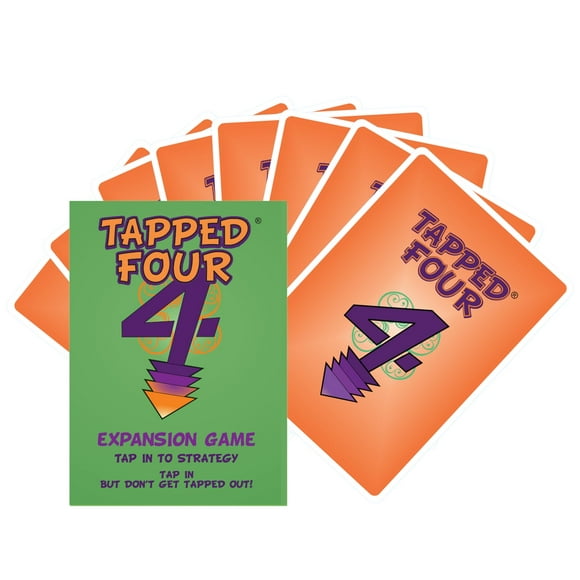 Juego de cartas de expansión Tapped Four - Juego de fiesta para hasta 11 jugadores - Amigos, familia, diversión, suerte, risas y entretenimiento sin parar
