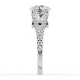 thumbnail image 3 of OMRE 4 Carat Moissanite Ring 18K White Gold Plated 925 Sterling Silver Anniversary Engagement Wedding Promise Ring for Women, 3 of 4