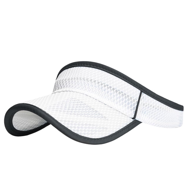 GUOOL Chapeau de Soleil d'Été Léger Protection Extérieure pour Vacances Tennis Sports Blanc