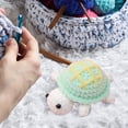 thumbnail image 3 of Tahtuvzn Decorative Accents Clearance! Turtle Hand Woven Yarn Crochet Small Turtle Figurine Mini Ornament Birthday Gift with High-end Feel, Home Gift, 3 of 4