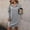 Gray, variant on WJHWSX Womens Fall Dresses,Casual Dresses for Women,Fall Dresses for Women 2025,Long Sleeve,Pockets,Soft,Solid,M(US:6)
