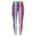 thumbnail image 3 of MKLEKYY Leggings push up para mujer, leggings con estampado de rayas del Día de la Independencia para mujer, leggings deportivos de levantamiento, pantalones de yoga, 3 of 4