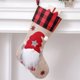 thumbnail image 5 of Paquete de 4 calcetines navideños, gnomos, Papá Noel, decoración de fiesta, rojo, 5 of 7