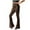 Coffee, variant on High Waisted Ribbed Velvet Pants for Women Vintage Flare Leg Palazzo Long Pants Bell Bottom Trousers(Brown,S)