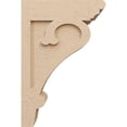 thumbnail image 3 of 7"W x 14"D x 21"H Classic Mayflower Rough Cedar Woodgrain TimberThane Corbel, Primed Tan, 3 of 6