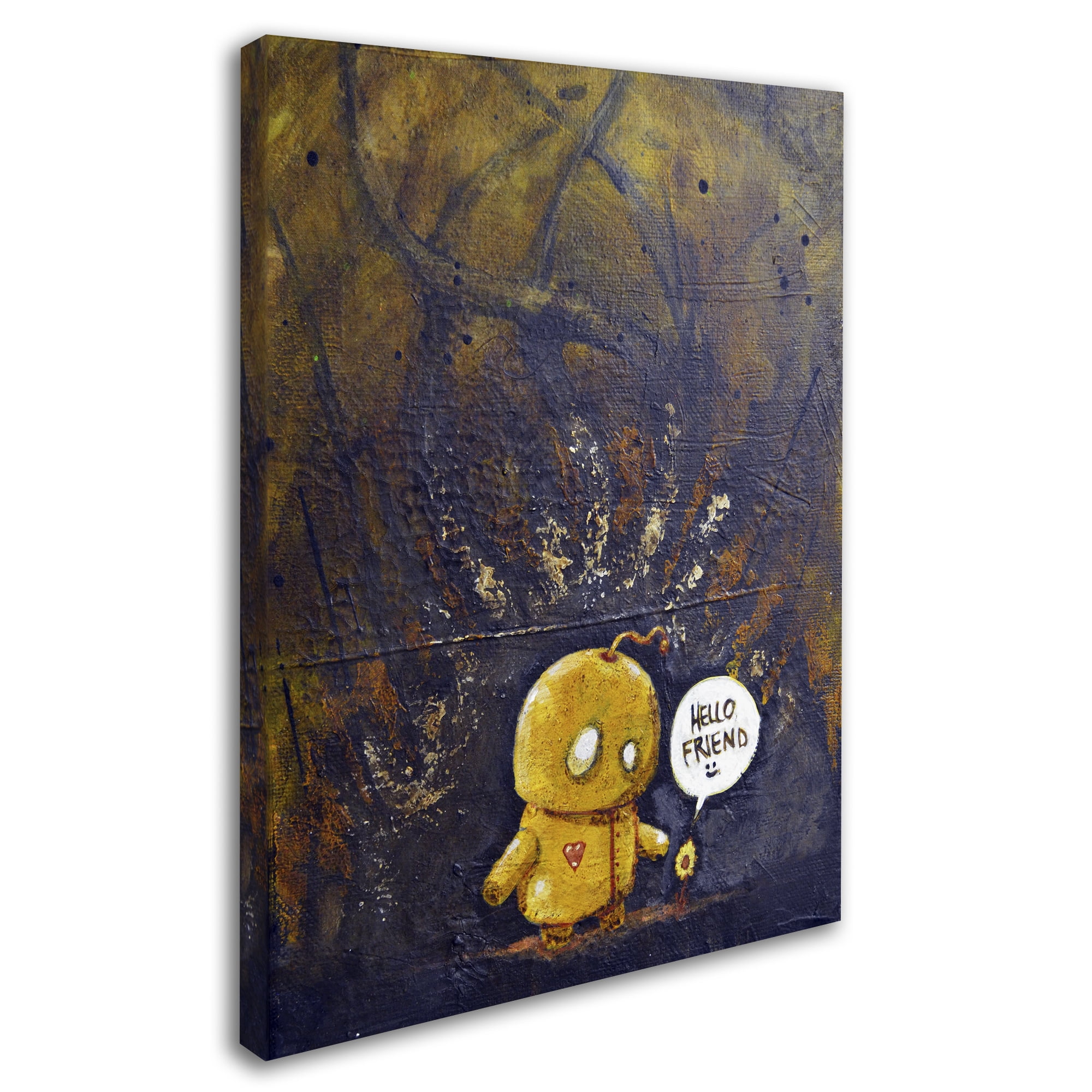 Trademark Fine Art 'Hello Friend' Canvas Art by Craig Snodgrass