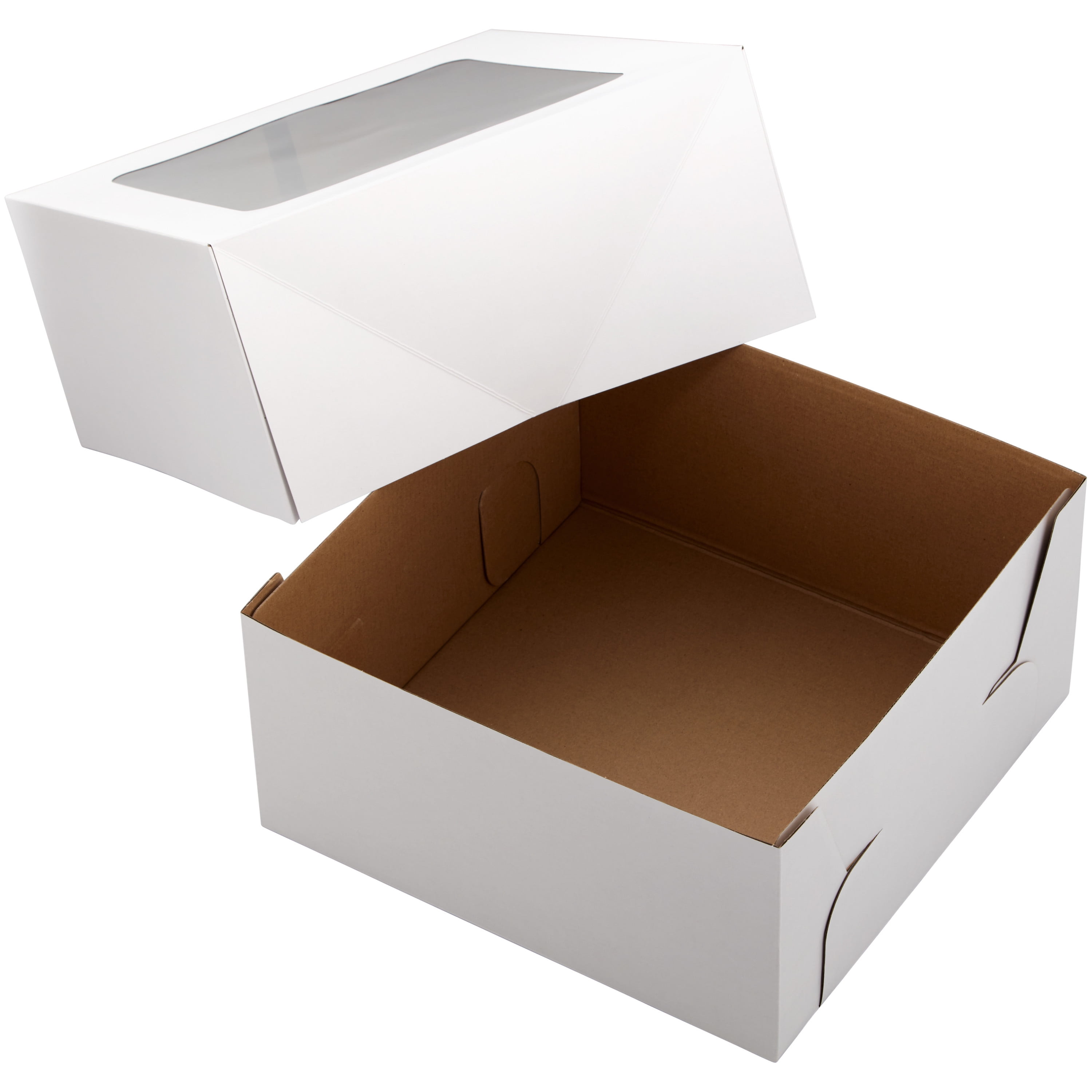 10 Pack Mini Pastry Bakery Box 4.4 X 4.4 Favors Donuts Cookies Torte With Window 