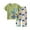 D364-Green, variant on FYDUU Toddler Kids Boys Pajamas Set Cartoon Cute Print Short Sleeve T Shirt And Pants Sleepwear Set Loose Fit Comfort Jammies Children's Home Wear 5-6 Years