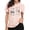 Beige, variant on T Shirt Women Cute Heart Print Aunt Tops Tees Casual Short Sleeve Shirts Tops T Pack