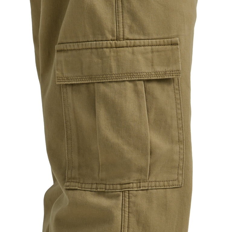 Wrangler® Men's and Big Men's Relaxed Fit Fleece Lined Cargo Pant - Walmart .com