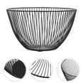 thumbnail image 4 of Frutero redondo de alambre: Frutero de hierro escandinavo moderno y minimalista - Cesta de pan de alambre de metal para la encimera de la cocina de la sala de estar Fácil de limpiar, 4 of 5