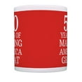 thumbnail image 3 of ThisWear 50th Birthday Gifts for All 50 Years of Making America Great Cup 11 ounce Coffee Mug Red, 3 of 4