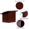 thumbnail image 2 of Foldable Tabletop Lectern in Mahogany, 2 of 9