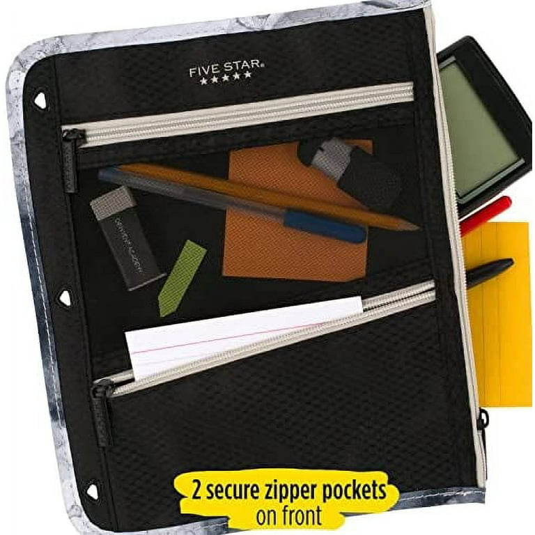 Five Star Pencil Pouch, Pen Case, Fits 3 Ring Binder, Stand 'N Store,  Teal/Pink (50516CN8) - Yahoo Shopping