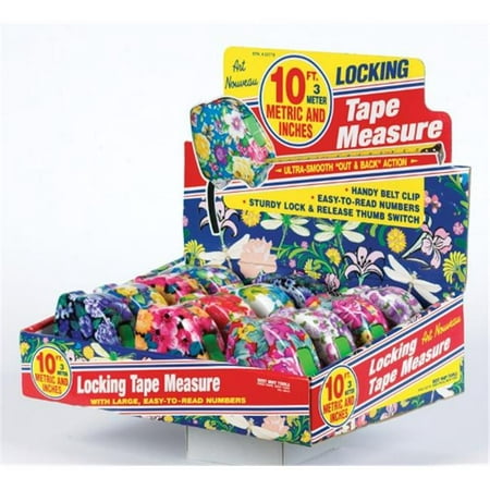 Best Way Tools 33776 10 ft. Floral Tape Measure with Sturdy Lock - pack of (Best Way To Press Flowers)