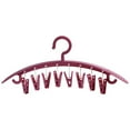 thumbnail image 4 of Plastic Clothes Hanger with Clip Antiskid Pants Rack Traceless Coat Sock Hanger, 4 of 6