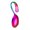 Oval spoon-Colorful, variant on Contemporary Bend Serving Spoon Crafted From Grade Metal For Elegant Meal Presentations
