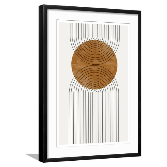 Art.com Abstract Flow Giclee Print by THE MIUUS STUDIO, Black Frame Wall Art, 21" x 29"