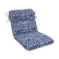 thumbnail image 2 of Pillow Perfect  Outdoor/ Indoor New Damask  Marine Rounded Corners Chair Cushion, 2 of 2