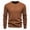 #Brown, variant on DPTALR George Men's Crewneck Pullover Sweater - Cable Knit, Long Sleeve, Classic Soft Knitted with Ribbing Edge #Black Big and Tall M