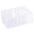 thumbnail image 2 of HLONK Home Edit Boîte de Rangement en Maille Pliable pour Garde-Robe, Séparateurs de Vêtements, Compartiments de Commode en Nylon, Organisateurs, Blanc O323, 2 of 9