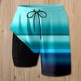 thumbnail image 2 of Womens Swim Shorts with Compresssion Liner 2026 Summer Casual Elastic Waist Leopard Print Board Shorts with Pockets Beachwear, 2 of 3