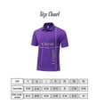 thumbnail image 2 of Zfeel Men High Performance Pure Dry Fit Poly Polos, Comfortable Short Sleeve Shirt, Purple, 4XL, 2 of 5