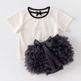 thumbnail image 4 of ANINEO Baby Girls Soft Fluffy Tutu Skirt with Diaper Cover,Toddler Girl Tutu Skirt Sets, 4 of 5