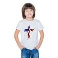thumbnail image 6 of BRGZLK Boys Girls Independence Day Patriotic Tops Kids Memorial Day Flag Printed Shirt Fashion Cute Round Neck Cotton Short Sleeve Tees White 4-5 Years, 6 of 6