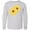 AC-Heather Grey, variant on Inktastic Yellow Sunflowers Long Sleeve Youth T-Shirt