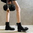 thumbnail image 2 of Elevate Your Style with These Retro Chunky Heeled Ankle Boots, 2 of 18