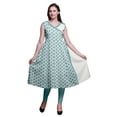 thumbnail image 1 of Bimba Hauts Imprimés pour Femmes Robe Sans Manches AngrakhaKurtiSummer pour Filles, 1 of 6