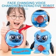 thumbnail image 2 of Intercomunicador con grabación de voz de Toy Robot, rompecabezas que cambia la cara, 2 of 3