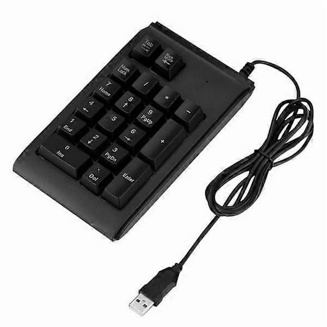 19-Key 3-Color USB Numeric Keypad Mechanical Touch Feeling 10 Million Clicks Numeric Keypad
