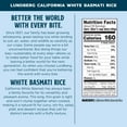 thumbnail image 3 of Lundberg California White Basmati Rice, 2lb (6 count), Gluten-Free, Non-GMO Project Verified, Vegan, Kosher, 3 of 5