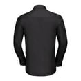 thumbnail image 2 of Russell Collection Mens Poplin Tailored Long-Sleeved Shirt, 2 of 4