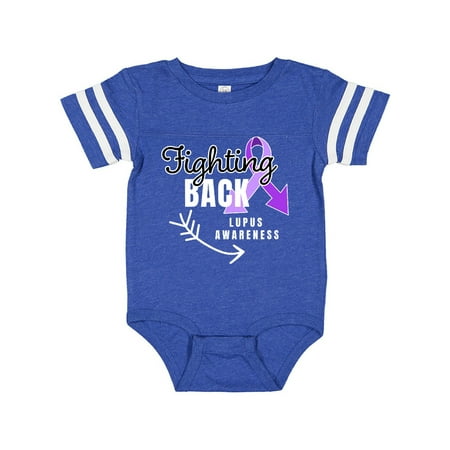 

Inktastic Lupus Awareness Fighting Back Gift Baby Boy or Baby Girl Bodysuit