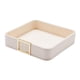 thumbnail image 3 of Bandeja de valet de cuero de PU, porta baratijas portátil, bandeja de entrada, soporte de sobremesa Gris, 3 of 8