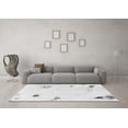 thumbnail image 3 of Ahgly Company Indoor Rectangle Abstract Gray Modern Area Rugs, 2' x 4', 3 of 4