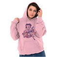 thumbnail image 3 of Betty Boop Cartoon Hottie Tattoo Hoodie Sweatshirt Women Brisco Brands S, 3 of 6