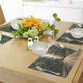 thumbnail image 4 of Ambesonne Adventure Place Mats Set of 4, California USA Roads, Standard Size, Forest Green Grey, 4 of 6