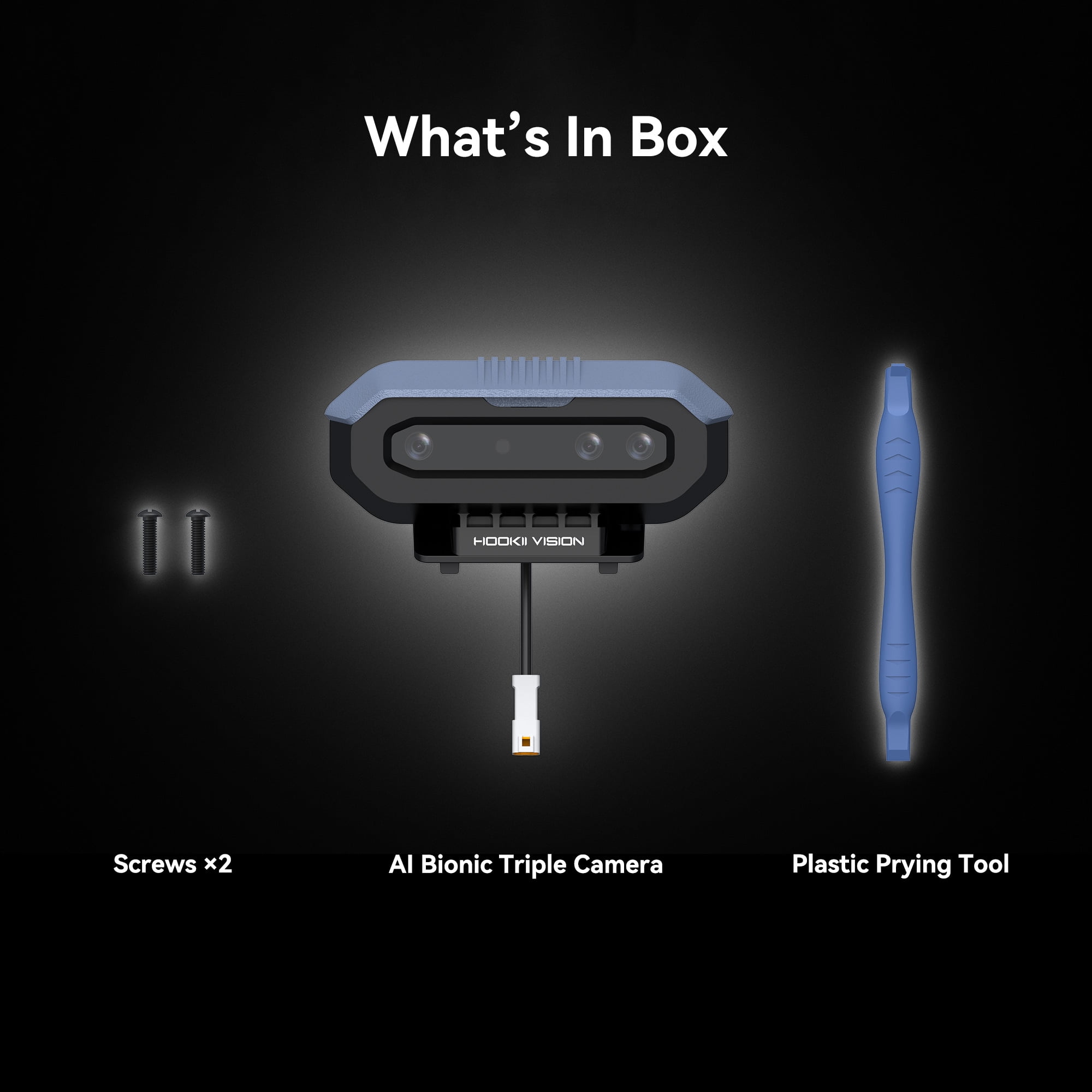 AI Triple Bionic Vision Module for Neomow X2 Series 3D LiDAR Robot Mower, Activates Pro-Level Features Including Auto-Mapping, 500+ Obstacle Detection, Spatial Perception, Terrain Recognition